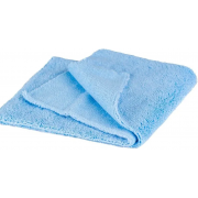 CRAZY FIBRE TOWEL DETAILING BOOM Микрофибра без оверлока, 40х40 см, плотность 380 г, голубая