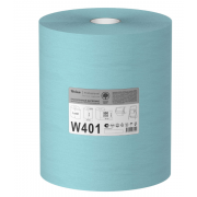 W401 VEIRO PROFESSIONAL PREMIUM Протирочный материал, 1 слой, 30*38 см,500 л, бирюзовый,1 рулон